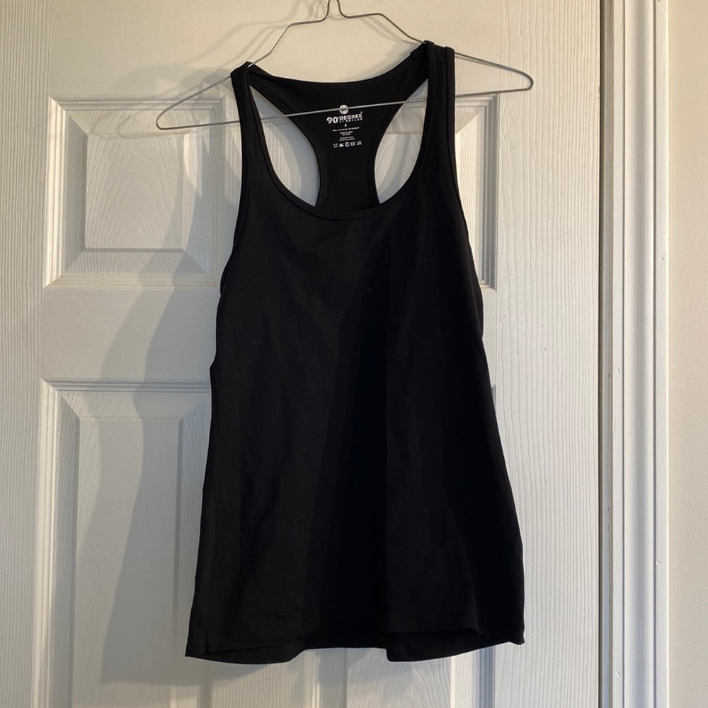 Black Racerback Workout Tank